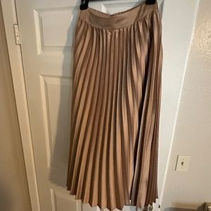 Altar'd State Tan/Gold Long Skirt